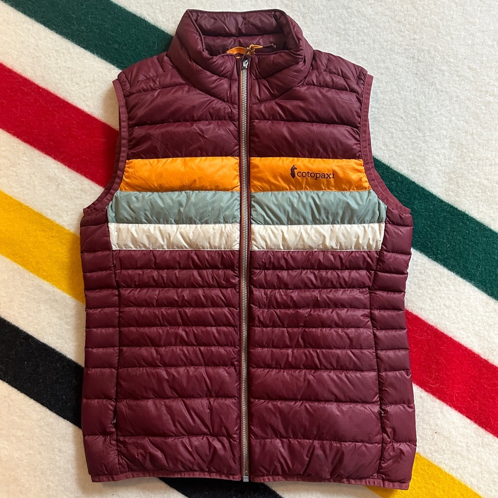 Cotopaxi Women's Multicolor Puffer Vest - Picture 3 of 5